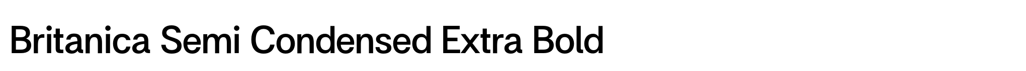 Britanica Semi Condensed Extra Bold image